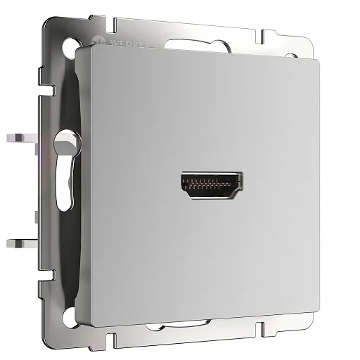 Розетка HDMI Werkel встраиваемая серебряная (a039268) Розетка HDMI Werkel встраиваемая серебряная (a039268)