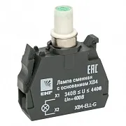 Лампа сменная EKF PROxima ХВ4 39х32х10 мм 400 В IP40 с основанием пластиковая зеленая (XB4-ELL-G) Лампа сменная EKF PROxima ХВ4 39х32х10 мм 400 В IP40 с основанием пластиковая зеленая (XB4-ELL-G)