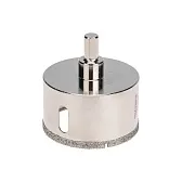 Коронка алмазная Kranz (KR-92-0017) по стеклу/керамике/керамограниту d65 мм