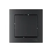 Умный выключатель сенсорный Systeme Electric AtlasDesign Smart (ATN001013Z) одноклавишный скрытая установка карбон