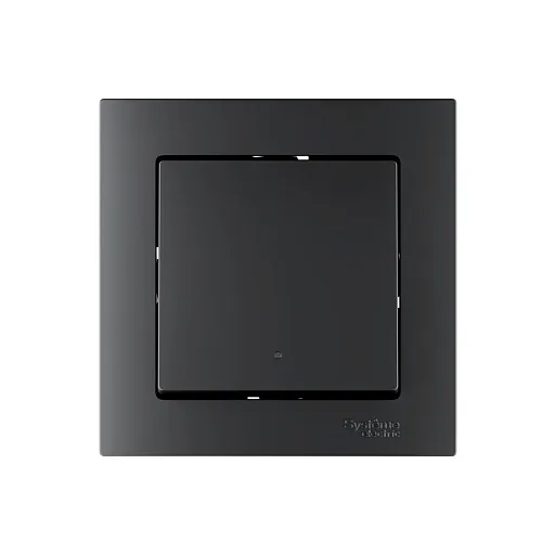 Умный выключатель сенсорный Systeme Electric AtlasDesign Smart (ATN001013Z) одноклавишный скрытая установка карбон