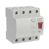 УЗО DKC Yon Max 80А 3P+N тип AC 300 мА 10 кА (MDL100-4P4-80-AC) УЗО DKC Yon Max 80А 3P+N тип AC 300 мА 10 кА (MDL100-4P4-80-AC)