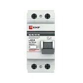 УЗО EKF PROxima ВД-100N 63А 2P тип AC 100 мА 6 кА (E1026M63100) УЗО EKF PROxima ВД-100N 63А 2P тип AC 100 мА 6 кА (E1026M63100)