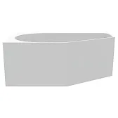 Ванна акриловая Abber 160х90 см левая с ножками (AB9505 L) Ванна акриловая Abber 160х90 см левая с ножками (AB9505 L)
