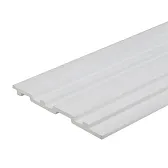 Панель декоративная из экополимера 3D 120х2700х9 мм Grace Rail East белая 0,32 кв.м Панель декоративная из экополимера 3D 120х2700х9 мм Grace Rail East белая 0,32 кв.м