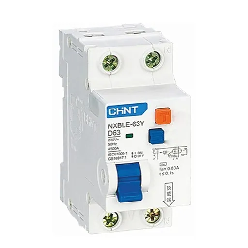 Автомат дифференциальный Chint NXBLE-63Y 40А 1P+N тип AC 30 мА 4,5 кА компактный (105546) Автомат дифференциальный Chint NXBLE-63Y 40А 1P+N тип AC 30 мА 4,5 кА компактный (105546)