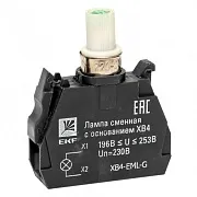 Лампа сменная EKF PROxima ХВ4 39х32х10 мм 230 В IP40 с основанием пластиковая зеленая (XB4-EML-G) Лампа сменная EKF PROxima ХВ4 39х32х10 мм 230 В IP40 с основанием пластиковая зеленая (XB4-EML-G)