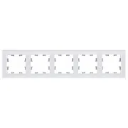Рамка Systeme Electric AtlasDesign Nature пятиместная белая (ATN330105) Рамка Systeme Electric AtlasDesign Nature пятиместная белая (ATN330105)