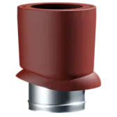Docke PREMIUM/ Выход вентиляционный ИЗЛ-125/700/ Труба/ Красный