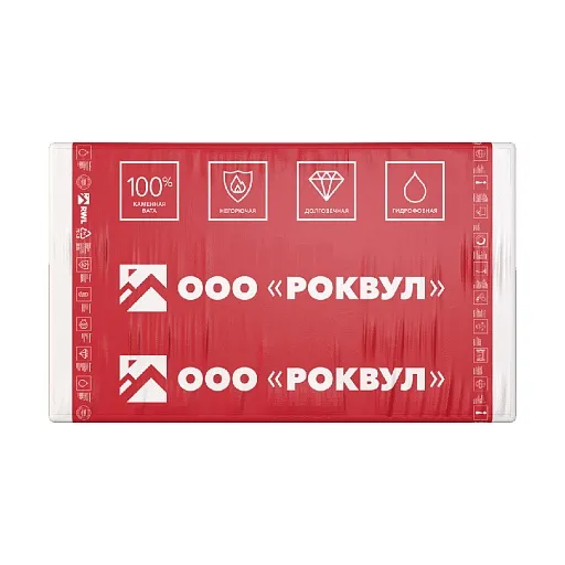 Утеплитель Роквул Руф Баттс Н Оптима 160х600х1000 мм 1,2 кв.м