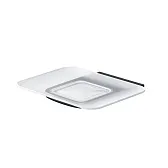 Мыльница для ванной AM.PM Inspire 2.0 с держателем стекло черная (A50A34222)