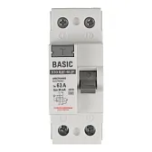 УЗО EKF Basic ВДТ-40 63А 1P+N тип AC 30 мА 4,5 кА (elcb-2-63-30e-sim)