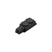 Колодка 2 розетки Systeme Electric MultiSet с заземлением 16 А 250 В IP44 с крышкой черная (MST4102BK) Колодка 2 розетки Systeme Electric MultiSet с заземлением 16 А 250 В IP44 с крышкой черная (MST4102BK)