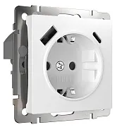 Розетка Werkel встраиваемая белая с заземлением с USB-A/ Type-C (a056272) Розетка Werkel встраиваемая белая с заземлением с USB-A/ Type-C (a056272)