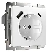 Розетка Werkel встраиваемая белая с заземлением с USB-A/ Type-C (a056272) Розетка Werkel встраиваемая белая с заземлением с USB-A/ Type-C (a056272)