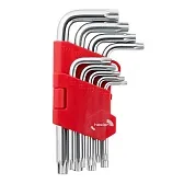 Набор шестигранных ключей Torx Hesler Т10-50 (683886) (9 шт.) Набор шестигранных ключей Torx Hesler Т10-50 (683886) (9 шт.)