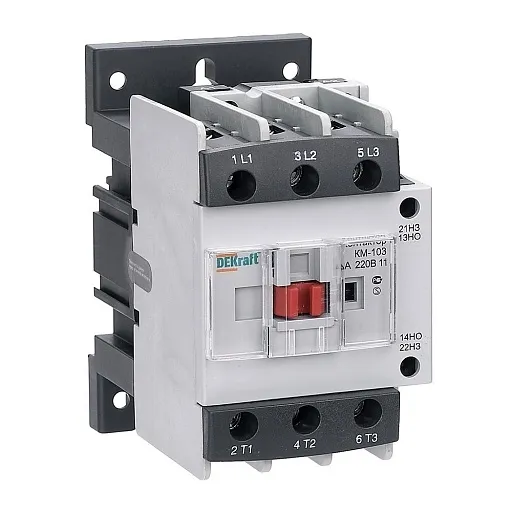 Контактор модульный Dekraft КМ-103 220 В 40 А тип AC 1НО+1НЗ (22128DEK) Контактор модульный Dekraft КМ-103 220 В 40 А тип AC 1НО+1НЗ (22128DEK)