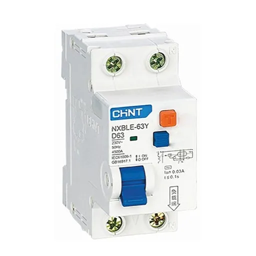 Автомат дифференциальный Chint NXBLE-63Y 20А 1P+N тип AC 30 мА 4,5 кА компактный (105543) Автомат дифференциальный Chint NXBLE-63Y 20А 1P+N тип AC 30 мА 4,5 кА компактный (105543)