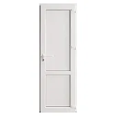 Металлопластиковая дверь VEKA 2050х700 мм алюминиевый порог белая левая глухая Металлопластиковая дверь VEKA 2050х700 мм алюминиевый порог белая левая глухая
