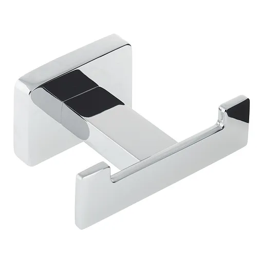 Крючок для ванной Fora Style двойной на шуруп металл хром (ST053/8434) Крючок для ванной Fora Style двойной на шуруп металл хром (ST053/8434)