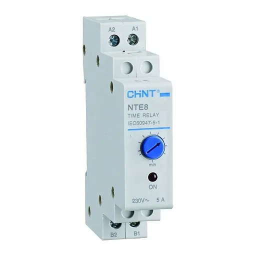Реле времени модульное Chint NTE8 250 В 5 А тип AC 1НО (258459) Реле времени модульное Chint NTE8 250 В 5 А тип AC 1НО (258459)
