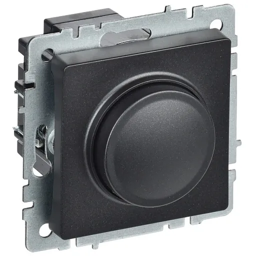 Диммер IEK Brite СС10-1-0-БрЧ встраиваемый черный поворотно-нажимной (BR-D20-0600-K02) Диммер IEK Brite СС10-1-0-БрЧ встраиваемый черный поворотно-нажимной (BR-D20-0600-K02)