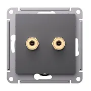 Розетка аудио Systeme Electric AtlasDesign встраиваемая базальт (ATN001487) Розетка аудио Systeme Electric AtlasDesign встраиваемая базальт (ATN001487)