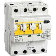 Автомат дифференциальный IEK Karat 20А 3P+N тип A 30 мА 6 кА (MAD22-6-020-C-30)