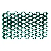 Решетка газонная пластиковая зеленая C250 674х412х35 мм