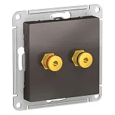 Розетка аудио Systeme Electric AtlasDesign встраиваемая мокко (ATN000687) Розетка аудио Systeme Electric AtlasDesign встраиваемая мокко (ATN000687)