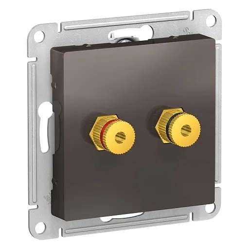 Розетка аудио Systeme Electric AtlasDesign встраиваемая мокко (ATN000687) Розетка аудио Systeme Electric AtlasDesign встраиваемая мокко (ATN000687)