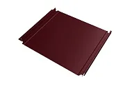 Кликфальц 0,5 мм Grand Line Double Pro с пленкой на замках красное вино RAL 3005 satin