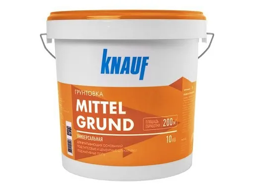 Грунт Knauf Миттельгрунд для впитывающих оснований концентрат 10 кг