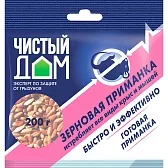 Средство от грызунов приманка зерновая Чистый дом 200 г