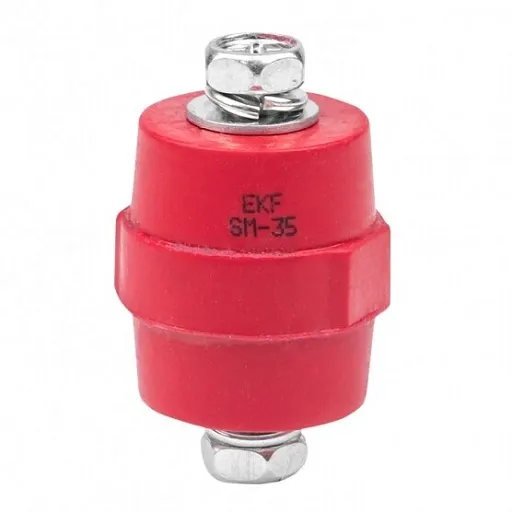 Изолятор EKF PROxima SM-35 IP30 380 А с болтом и шайбой пластиковый красный (10 шт.) (plc-sm-35) Изолятор EKF PROxima SM-35 IP30 380 А с болтом и шайбой пластиковый красный (10 шт.) (plc-sm-35)