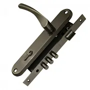 Замок врезной Punto LOCKSET90.CRONA.4585-3 AB для входной двери под цилиндр бронза 5 ключей