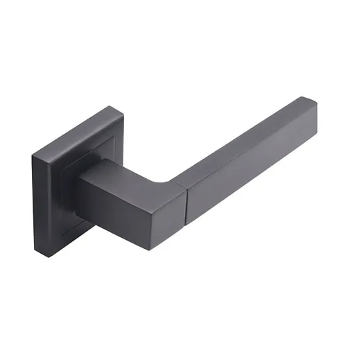 Ручка дверная Corsa Deco Clover квадратная розетка черная (990326) Ручка дверная Corsa Deco Clover квадратная розетка черная (990326)