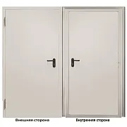 Дверь противопожарная Промет ДП-EIS-60 глухая левая серый RAL 7035 950х2050 мм