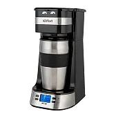 Кофеварка капельная Kitfort КТ-795 черная/серебро Кофеварка капельная Kitfort КТ-795 черная/серебро