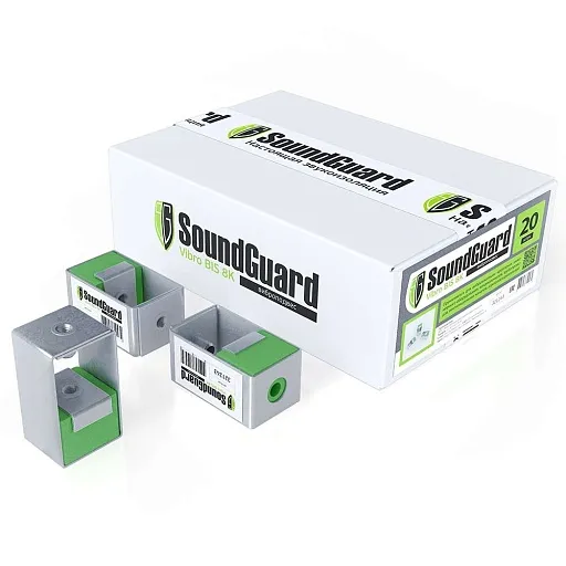 Подвес прямой SoundGuard Vibro Bis 8K 60х27 антивибрационный 1 мм Подвес прямой SoundGuard Vibro Bis 8K 60х27 антивибрационный 1 мм