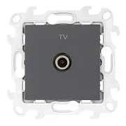 Розетка телевизионная Simon 24 Harmonie встраиваемая графит TV (2450476-038) Розетка телевизионная Simon 24 Harmonie встраиваемая графит TV (2450476-038)