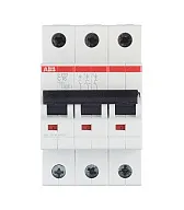 Автоматический выключатель модульный ABB S203 3P 16А тип C 6 кА 400 В (2CDS253001R0164)