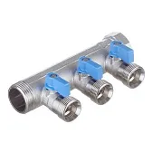Коллектор Henco 1 ВР(г) х 3 выхода 3/4 НР(ш) ЕК х 1 НР(ш) с шаровыми кранами (VB060503-BLAUW) Коллектор Henco 1 ВР(г) х 3 выхода 3/4 НР(ш) ЕК х 1 НР(ш) с шаровыми кранами (VB060503-BLAUW)