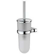 Ершик для унитаза WasserKraft Berkel подвесной стекло/металл хром (K-6827)