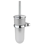 Ершик для унитаза WasserKraft Berkel подвесной стекло/металл хром (K-6827)