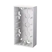 Коробка монтажная Simon 15 двухместная накладная алюминий (1590752-033) Коробка монтажная Simon 15 двухместная накладная алюминий (1590752-033)