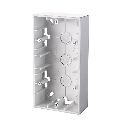 Коробка монтажная Simon 15 двухместная накладная алюминий (1590752-033) Коробка монтажная Simon 15 двухместная накладная алюминий (1590752-033)