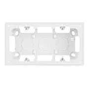 Коробка монтажная Simon 24 Harmonie двухместная накладная белая (2400752-030) Коробка монтажная Simon 24 Harmonie двухместная накладная белая (2400752-030)