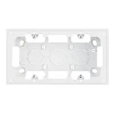 Коробка монтажная Simon 24 Harmonie двухместная накладная белая (2400752-030) Коробка монтажная Simon 24 Harmonie двухместная накладная белая (2400752-030)