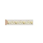Молдинг из экополимера ударопрочный 15х8х2400 мм Decomaster Decor 130C-54 белый